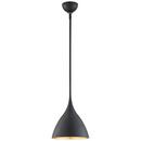 Visual Comfort & Co. Signature Matte Black 10 in. 75W 1-Light Medium E-26 Incandescent Pendant 