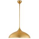 75W 1-Light Medium E-26 Incandescent Pendant Light in Gild
