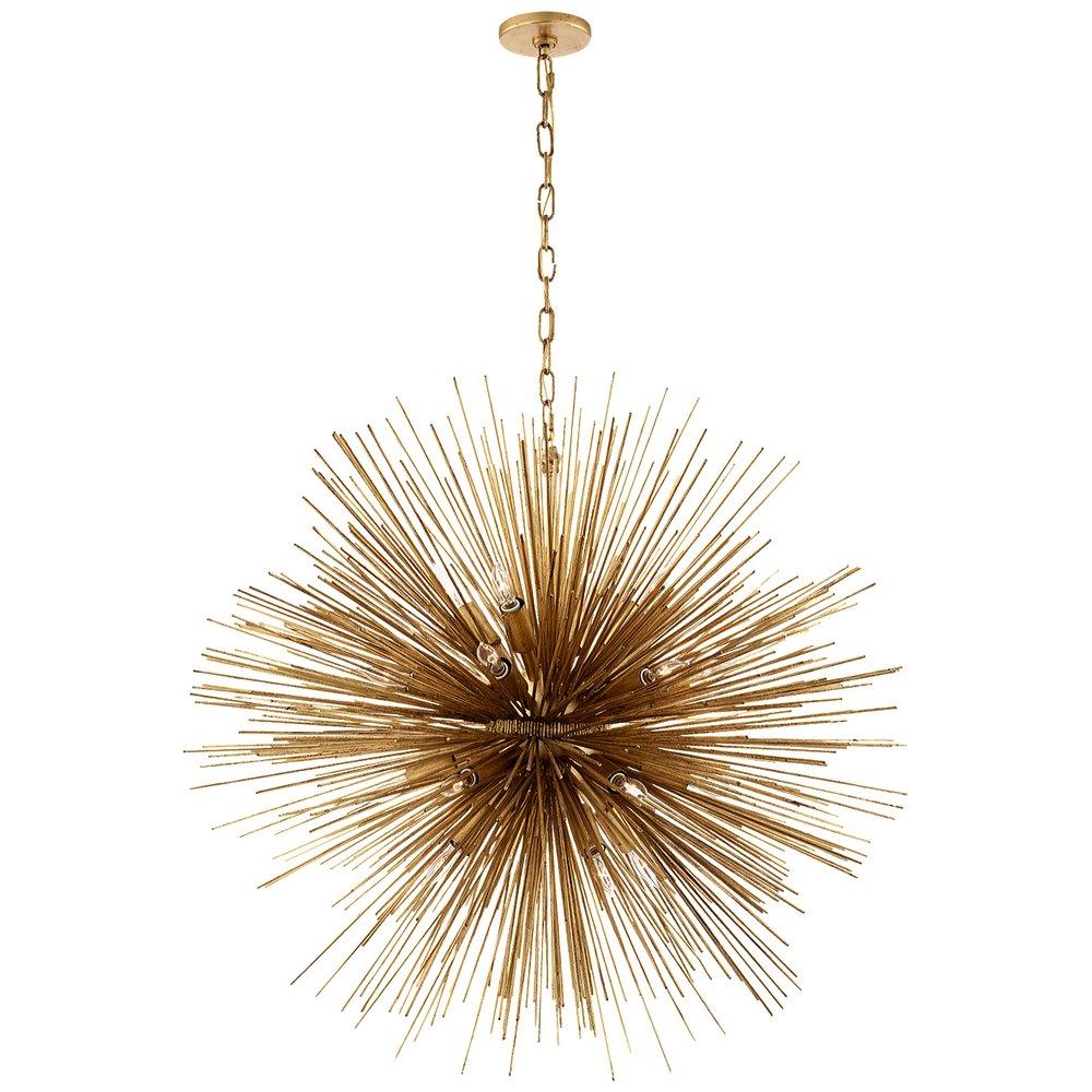 Visual Comfort & Co. Signature Gild 40-3/4 x 40-1/4 in. 40W 1-Tier 20-Light Modern Chandelier 