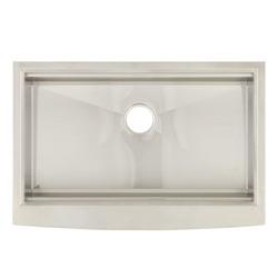 32-1/2 in. Undermount Stainless Steel Single Bowl Workstation Kitchen Sink