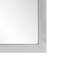 Jensen Satin Nickel 36-1/50 x 36-1/50 in. Surface Mount Framed Rectangular Mirror 