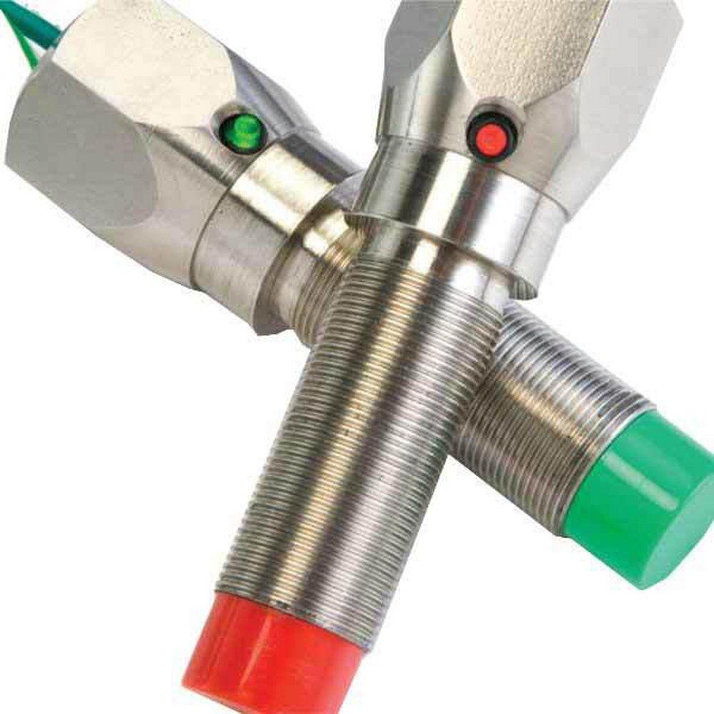 Stonel Sensor 316 Stainless Steel and Polycarbonate Hawkeye Open Switch in Green 