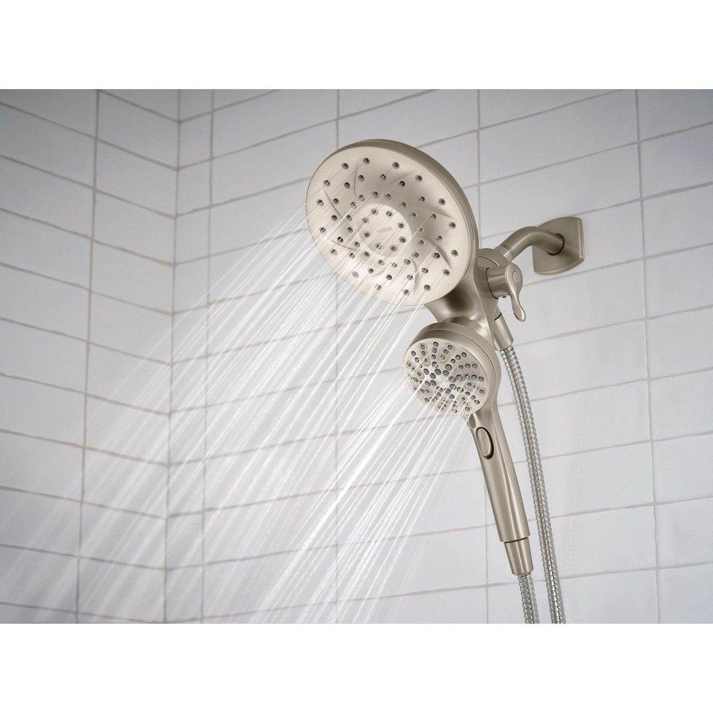 Moen Spot Resist Brushed Nickel Multi Function Hand Shower 