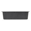 Signature Hardware Black 33 x 22 in. No Hole Composite Single Bowl Dual Mount Kitchen Sink 