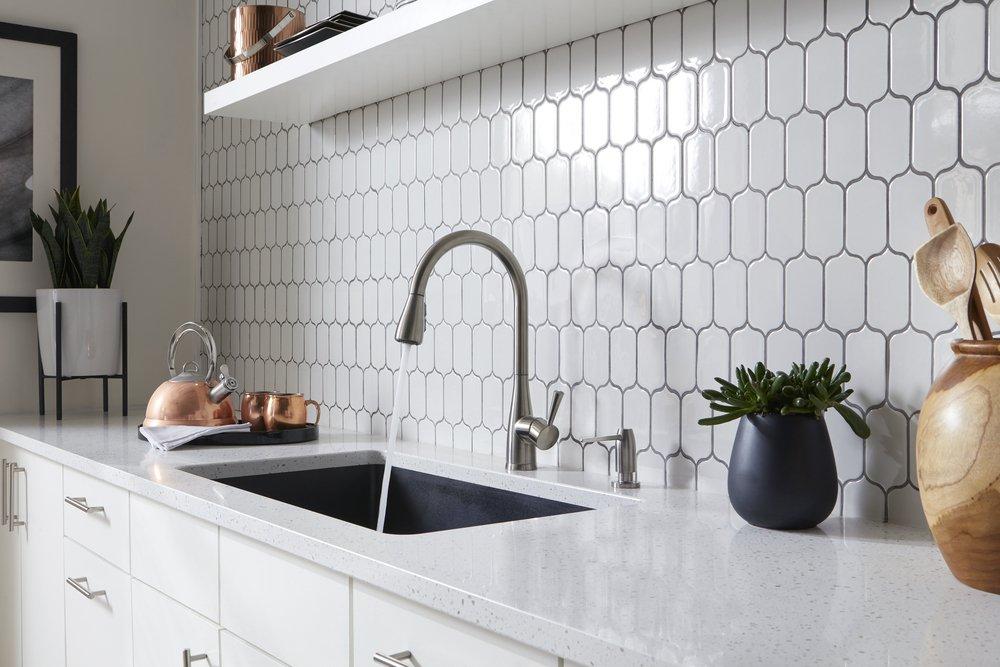 Signature Hardware Black 33 x 22 in. No Hole Composite Double Bowl Dual Mount Kitchen Sink 