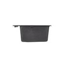 Signature Hardware Black 33 x 22 in. No Hole Composite Double Bowl Dual Mount Kitchen Sink 