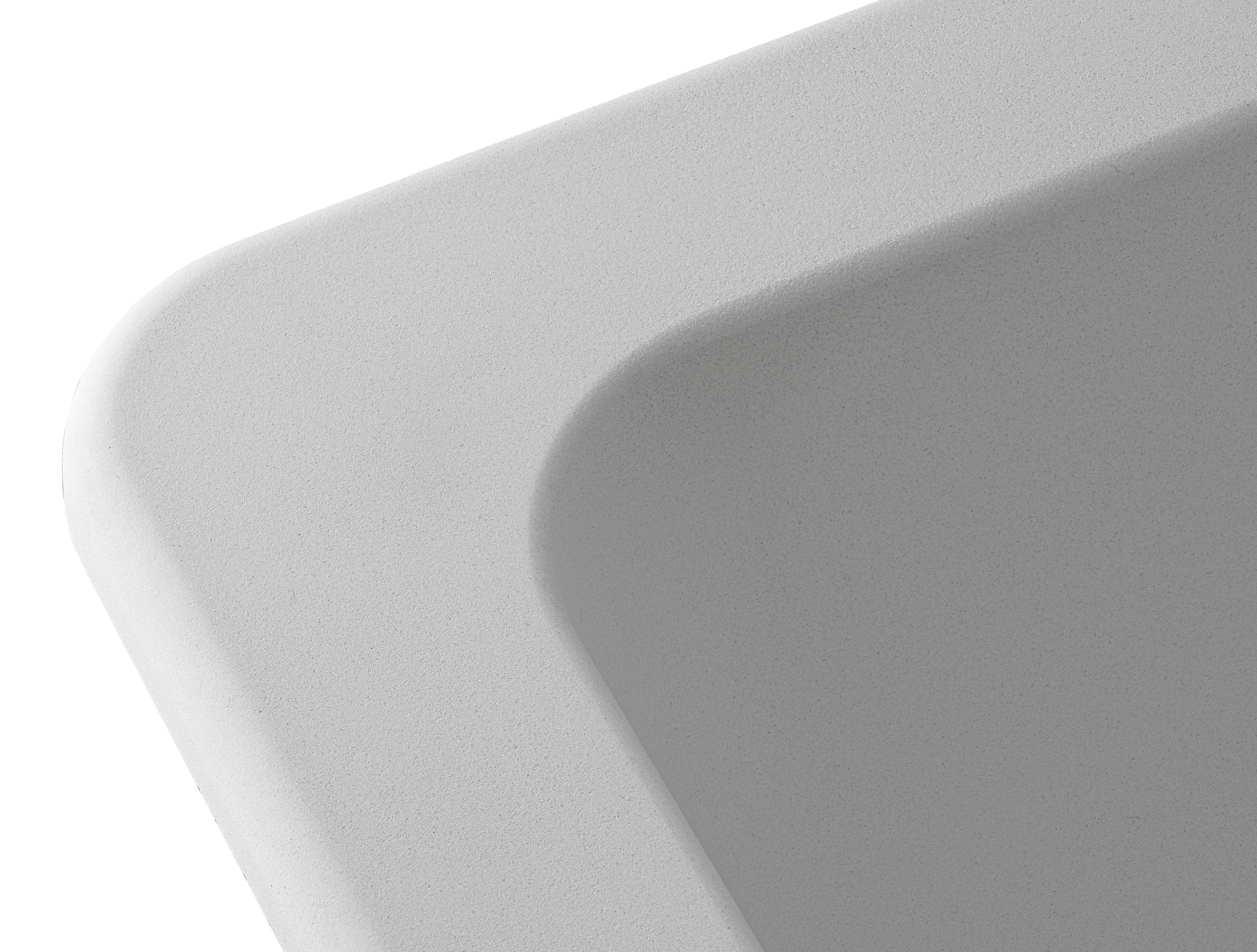 Signature Hardware White 16-5/8 x 16-5/8 in. No Hole Dual Mount Composite Bar Sink 