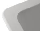 Signature Hardware White 16-5/8 x 16-5/8 in. No Hole Dual Mount Composite Bar Sink 