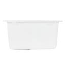 Signature Hardware White 16-5/8 x 16-5/8 in. No Hole Dual Mount Composite Bar Sink 