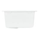 Signature Hardware White 16-5/8 x 16-5/8 in. No Hole Dual Mount Composite Bar Sink 