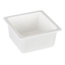 Signature Hardware White 16-5/8 x 16-5/8 in. No Hole Dual Mount Composite Bar Sink 