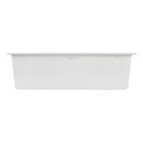 Signature Hardware White 33 x 22 in. No Hole Composite Single Bowl Dual Mount Kitchen Sink 
