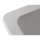 Signature Hardware White 33 x 22 in. No Hole Composite Single Bowl Dual Mount Kitchen Sink 