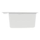 Signature Hardware White 33 x 22 in. No Hole Composite Double Bowl Dual Mount Kitchen Sink 