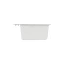 Signature Hardware White 33 x 22 in. No Hole Composite Double Bowl Dual Mount Kitchen Sink 