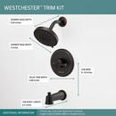 Peerless&reg; Oil Rubbed Bronze Single Handle Multi Bathtub & Shower Faucet Trim Only 