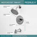 Peerless® Chrome Single Handle Multi Bathtub & Shower Faucet Trim Only 