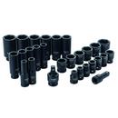 1/2 in. Drive Impact Socket 28 Piece 6-point