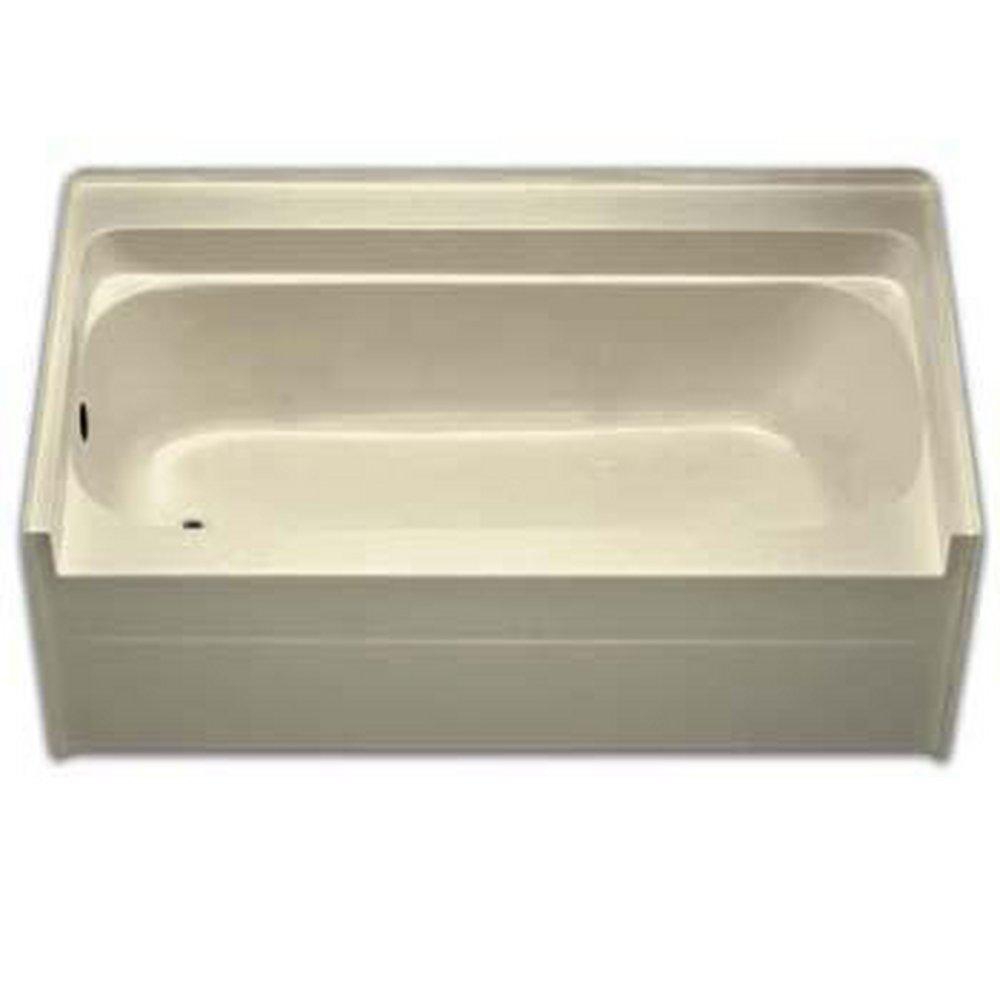 Aquarius Industries White 60 x 32-1/2 in. Soaker Alcove Bathtub Left Drain 