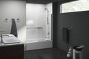 KOHLER Bright Polished Silver 57 x 31-1/2 in. Frameless Screen Shower Door 