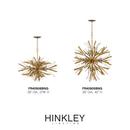 Fredrick Ramond Burnished Gold 60W 13-Light Chandelier 