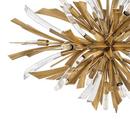 Fredrick Ramond Burnished Gold 60W 13-Light Chandelier 