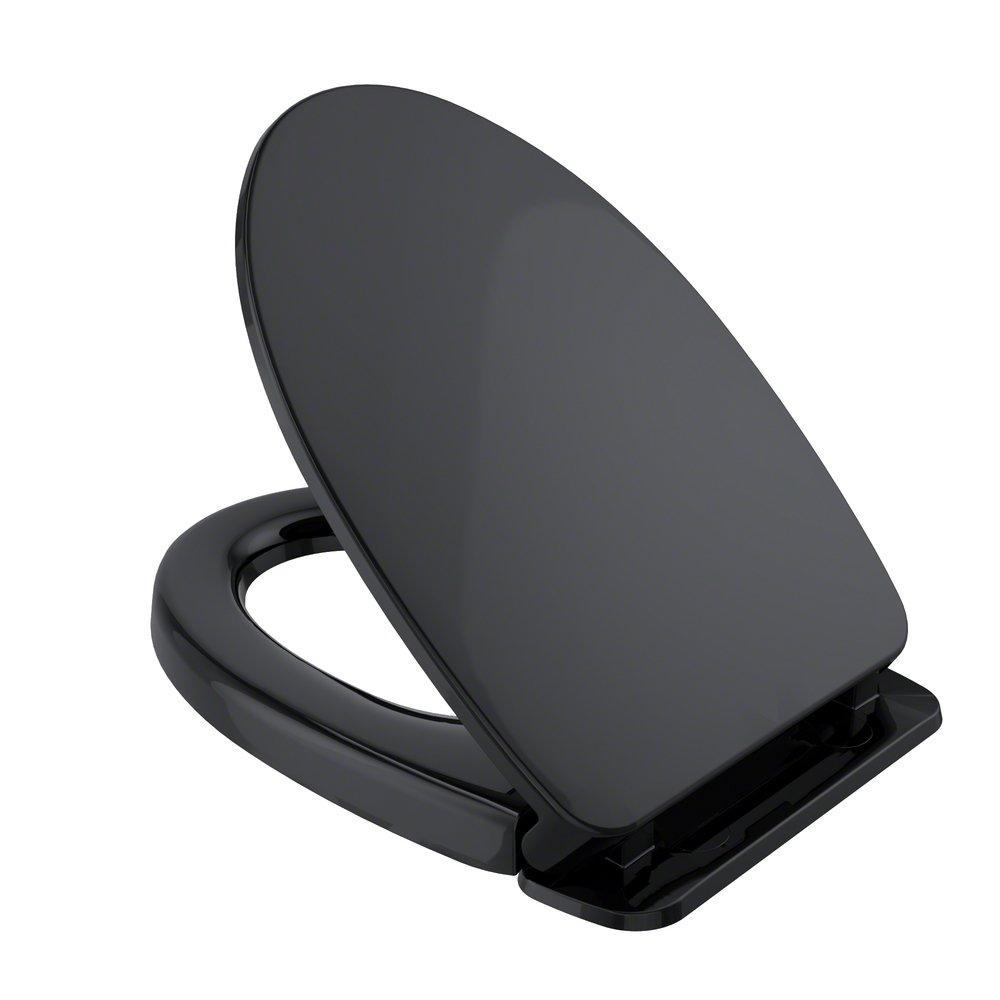 TOTO Ebony Elongated Closed Front Toilet Seat 