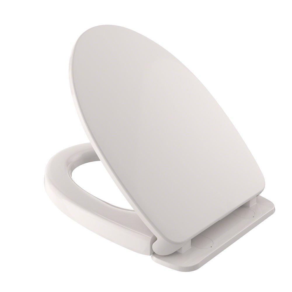 TOTO Colonial White Elongated Closed Front Toilet Seat 