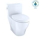 TOTO Cotton 1.28 gpf Elongated One Piece Toilet with Left-Hand Trip Lever 