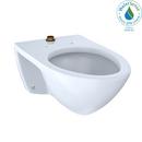 Elongated Wall Mount Toilet in Cotton