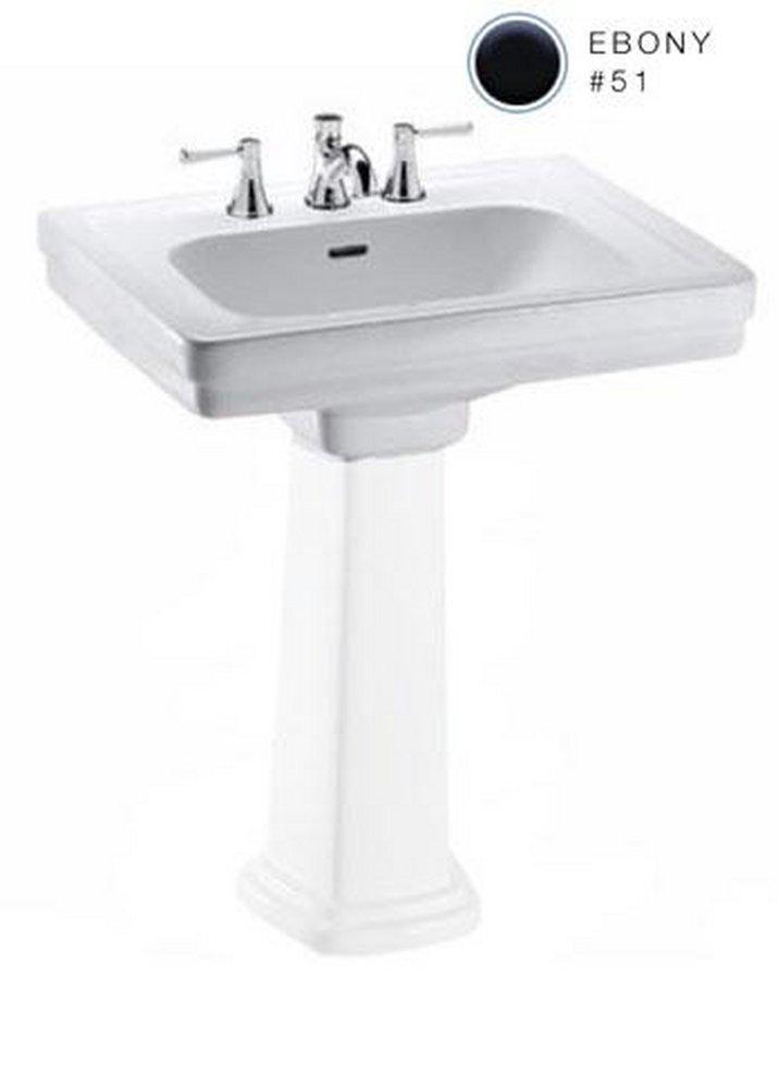 TOTO Ebony Pedestal Bathroom Sink 