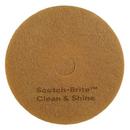 19 in. Clean and Shine Pad in Brown, Yellow and Gold (Case of 5)