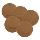 20 in. Clean and Shine Pad in Brown, Yellow and Gold (Case of 5)
