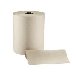 550 ft. 8 in. Recycled Paper Roll Towel in Brown (Case of 6)