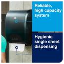 Tork Black Mechanical 8 in. Paper Hand Towel Roll Dispenser, H80 System 