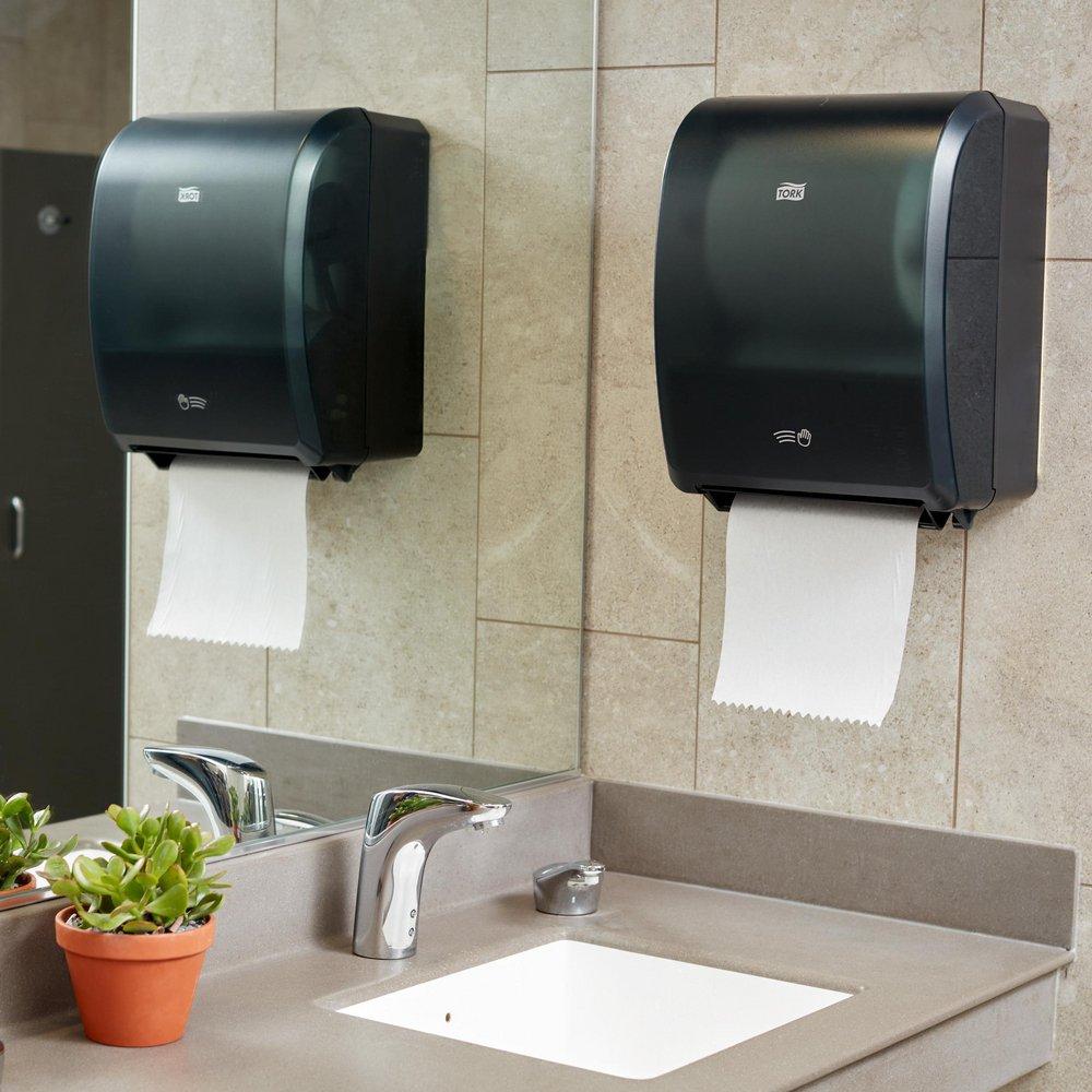 Tork Black Mechanical 7.5 in. Paper Hand Towel Roll Dispenser, H71 System 