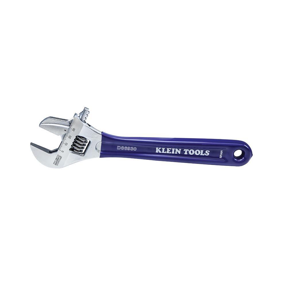 Klein Tools Blue 10 in Adjustable Wrench 