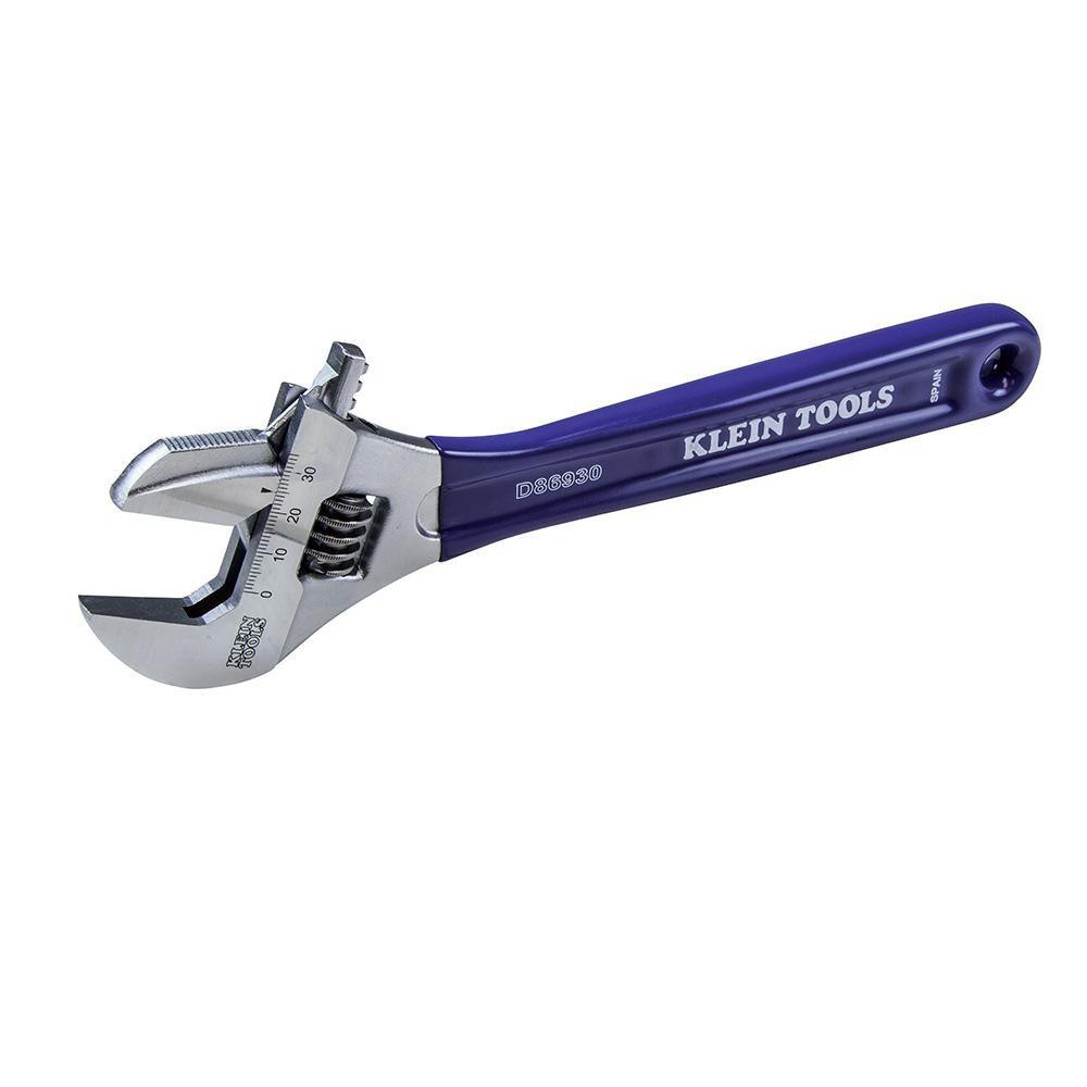 Klein Tools Blue 10 in Adjustable Wrench 