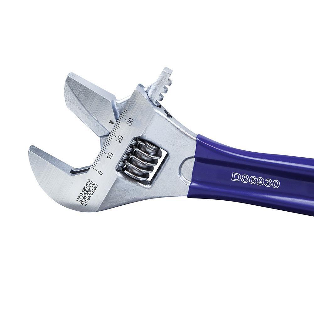 Klein Tools Blue 10 in Adjustable Wrench 