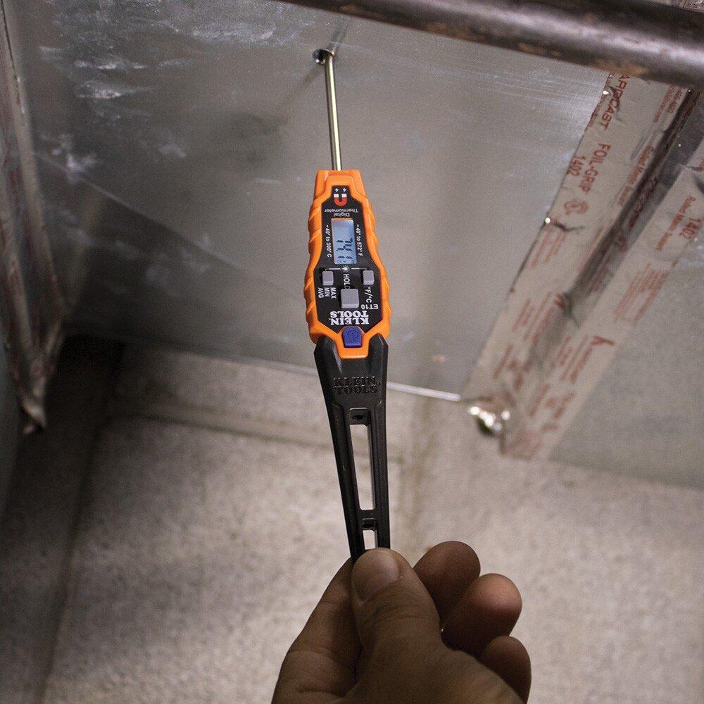 Klein Tools Black Digital Pocket Thermometer 