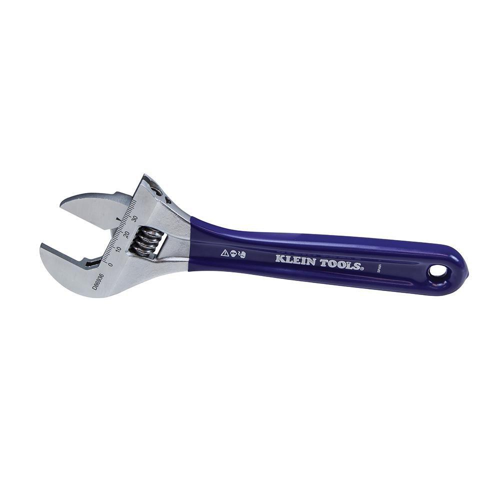 Klein Tools Blue 8 in Adjustable Wrench 