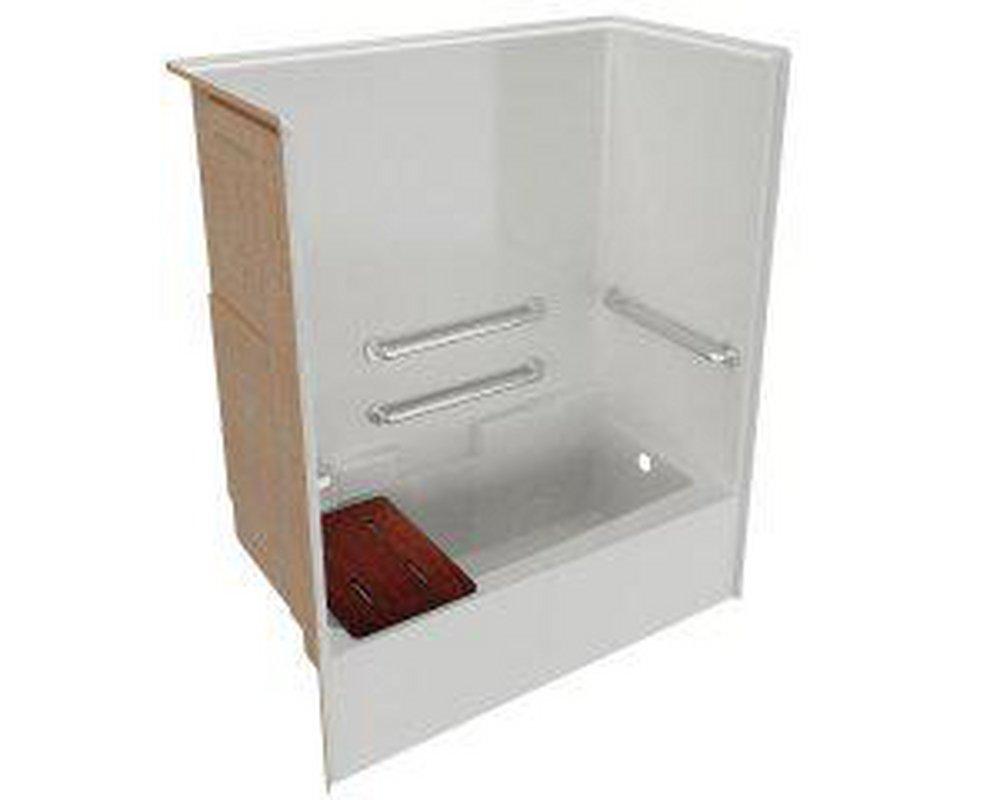 White 60X30 LH AFR ADA 5 BAR FUS T&S WHIT *X 