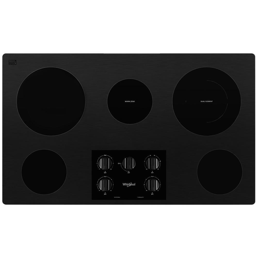 Whirlpool Black 5 Burner Radiant Cooktop 