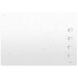 4 Burner Radiant Cooktop in White