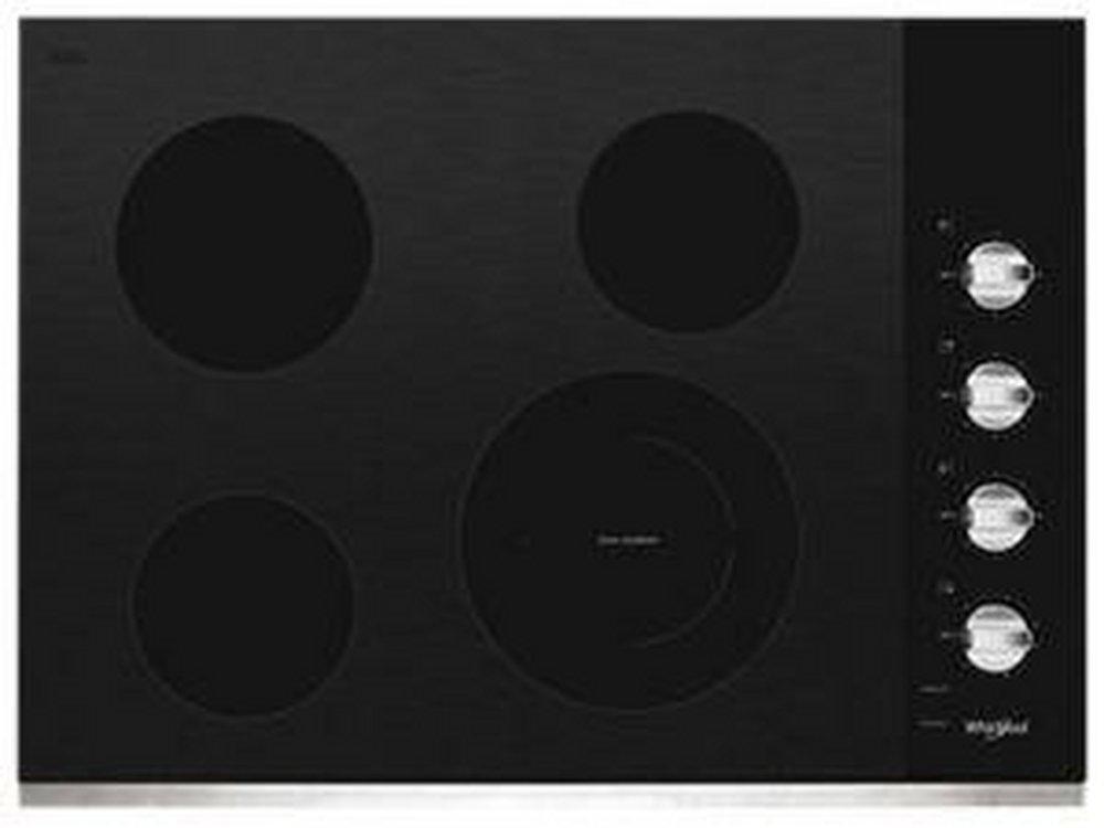 Whirlpool Stainless Steel 4 Burner Radiant Cooktop 