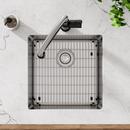 Elkay Polished Satin 18-1/2 x 18-1/2 in. No Hole Stainless Steel Single Bowl Undermount Kitchen Sink 