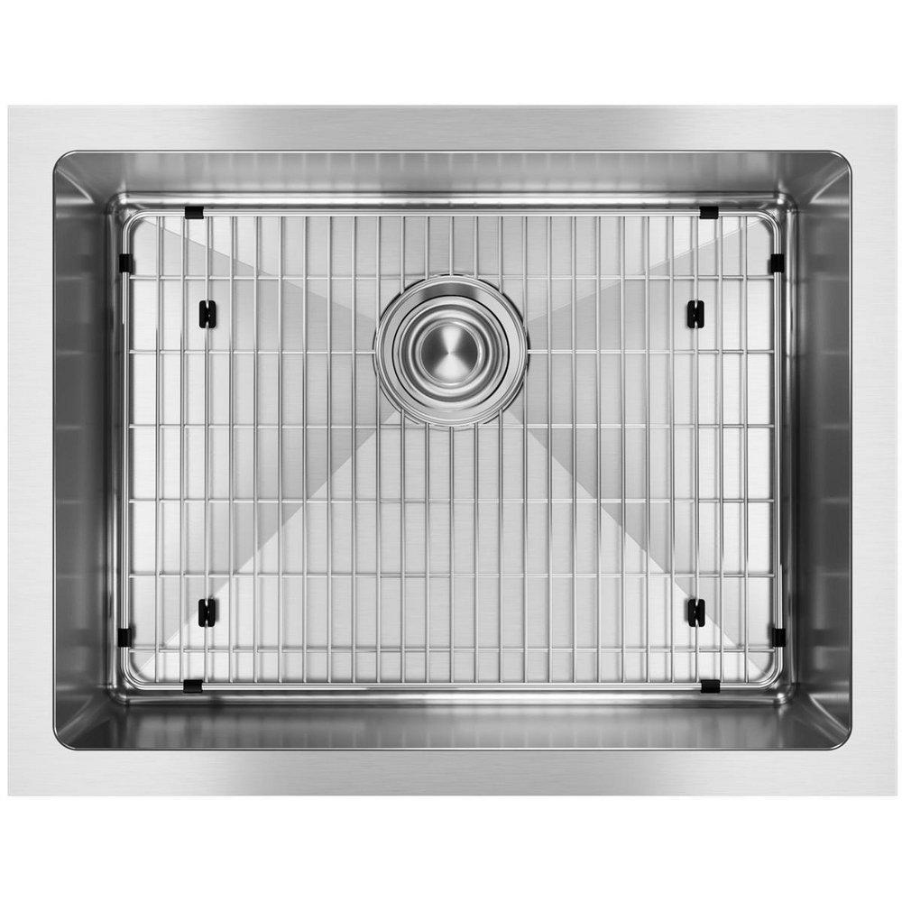 Elkay Polished Satin 23-1/2 x 18-1/4 in. No Hole Stainless Steel Single Bowl Undermount Kitchen Sink 