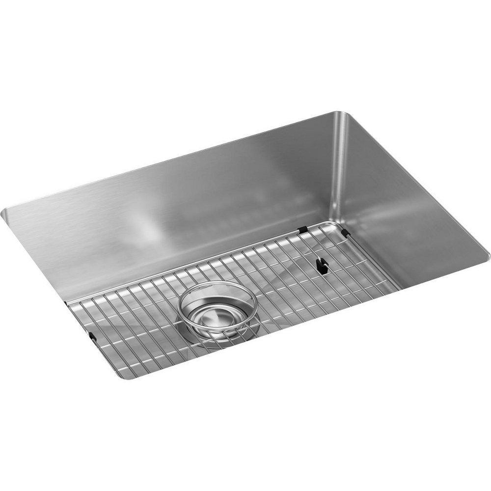 Elkay Polished Satin 23-1/2 x 18-1/4 in. No Hole Stainless Steel Single Bowl Undermount Kitchen Sink 