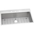 Elkay Polished Satin 33 x 22 in. Stainless Steel Single Bowl Dual Mount Kitchen Sink in Polished Satin 
