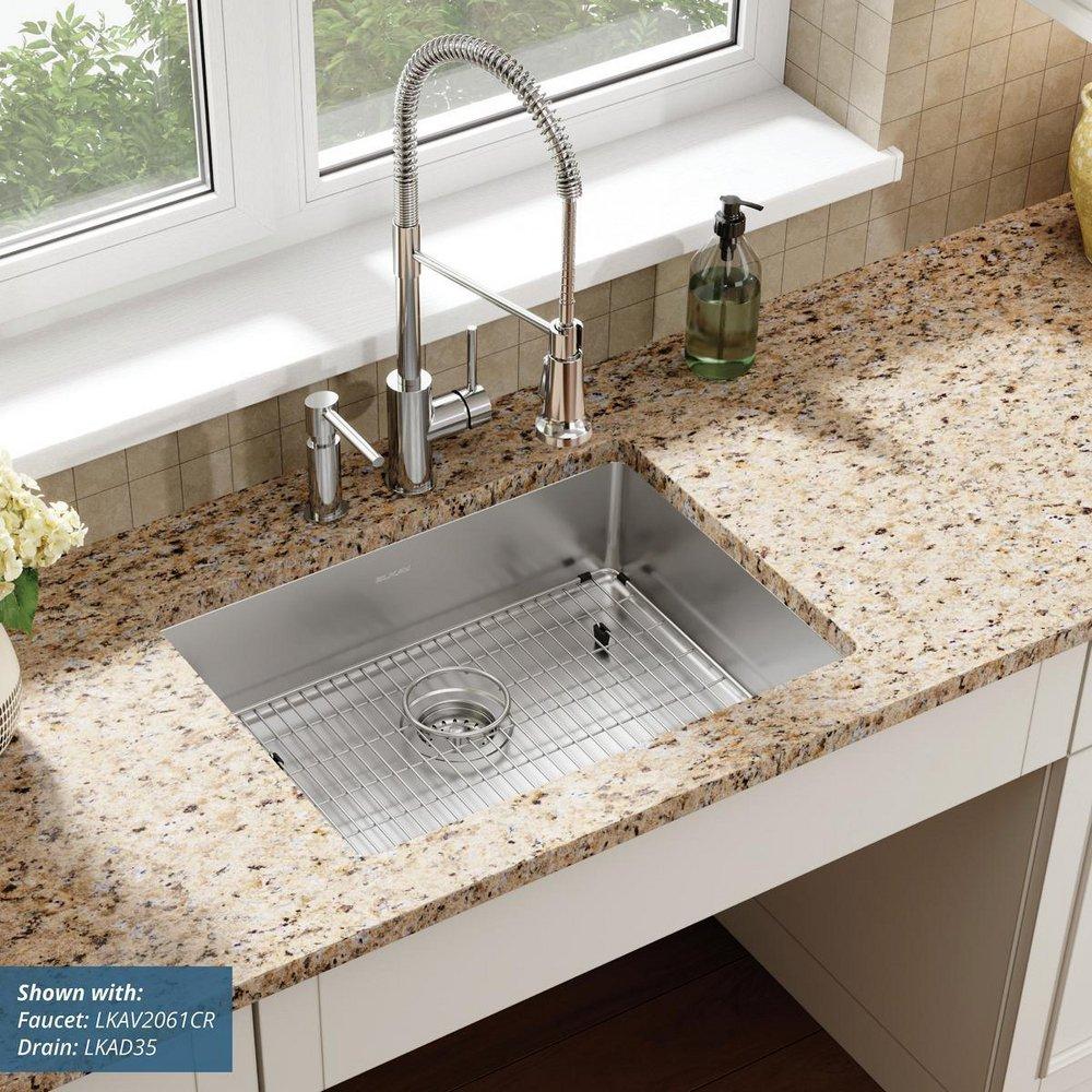 Elkay Polished Satin 25 x 22 in. Stainless Steel Single Bowl Dual Mount Kitchen Sink in Polished Satin 